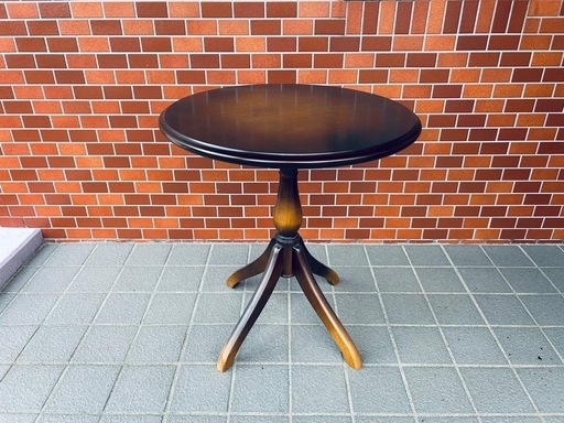 希少 美品　飛騨家具 テーブル 丸 オーバル ウッド 60cm