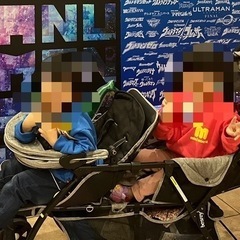 besrey二人乗りベビーカー　訳ありの画像