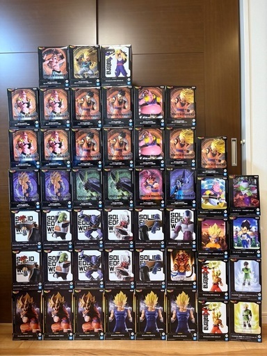 【新品未開封】ドラゴンボール　悟空　ベジータ　悟飯　ギニュー　グルド　リクーム　ブウ　セル　ゴジータ　ゴテンクス　他セット