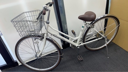 春日井市★中古自転車　シティサイクル　ノアール　オートライト　ホワイト　C.Dreamママチャリ　名古屋市北区　　美品