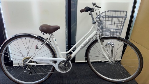 春日井市★中古自転車　シティサイクル　ノアール　オートライト　ホワイト　C.Dreamママチャリ　名古屋市北区　　美品