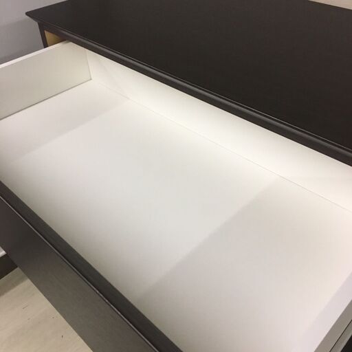  24938  6段7杯 木製チェスト　タンス　幅80cm NITORI   ◆大阪市内・東大阪市他 6,000円以上ご購入で無料配達