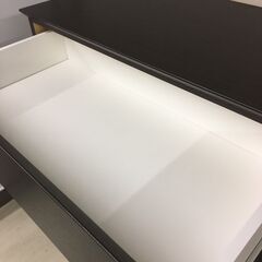  24938  6段7杯 木製チェスト　タンス　幅80cm NITORI   ◆大阪市内・東大阪市他 6,000円以上ご購入で無料配達いたします！◆ ※高槻・枚方方面◆西宮・尼崎方面◆生駒方面　それぞれ条件付き無料配送あり！            の画像