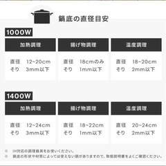 IHコンロ鍋セット
の画像