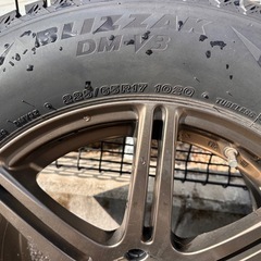 BRIDGESTONE DM-V3 225/65R17 スタッドレスタイヤ　ホイール付きセットの画像
