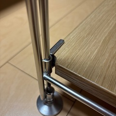 無印良品　ステンレスユニットシェルフ　オーク材棚セット小
の画像
