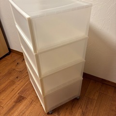 無印良品　MUJI 衣装ケース　4個　差しあげますの画像