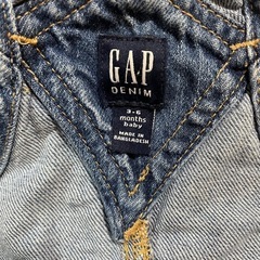 【美品】60〜70cm babygap ギャップ オーバーオール デニムの画像