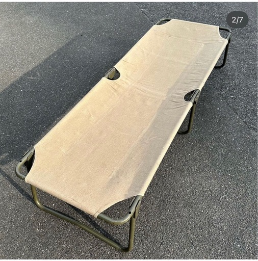 軍モノ▼ミリタリー▼フランス軍折りたたみベッド
