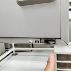 ●okamura オカムラ 上下書庫 両開き扉 + トレー書庫 高さ210cm オフィスキャビネット　オフィス家具 会社 事務所 公民館 店舗の画像