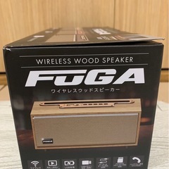 新品未使用‼️ワイヤレスウッドスピーカーの画像