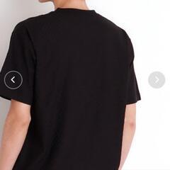 『新品タグ付き』THE SHOP TK　メンズ　リンクスジャガード　半袖　Tシャツ　ブラック　S クルーネックTシャツの画像
