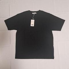 『新品タグ付き』THE SHOP TK　メンズ　リンクスジャガード　半袖　Tシャツ　ブラック　S クルーネックTシャツの画像