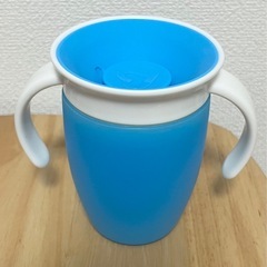 【マンチキン】ハンドル付きミラクルカップ　ブルーの画像