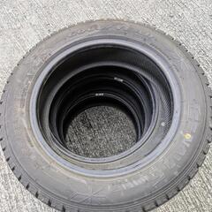 廃タイヤ 18年製 155/65/r14 Goodyear icenavi6 4本の画像