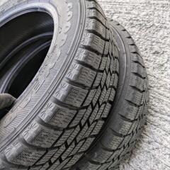 廃タイヤ 18年製 155/65/r14 Goodyear icenavi6 4本の画像
