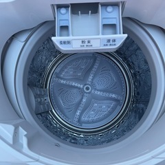 🉐★未使用品★Z137★2025年製★シャープ　洗濯機　8KG インバーターの画像