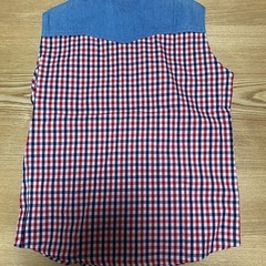 【無料】　ノースリーブシャツ　140〜150の画像