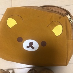 リラックマ　移動ポケットとポーチセットの画像