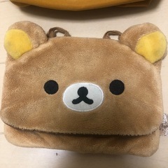 リラックマ　移動ポケットとポーチセットの画像