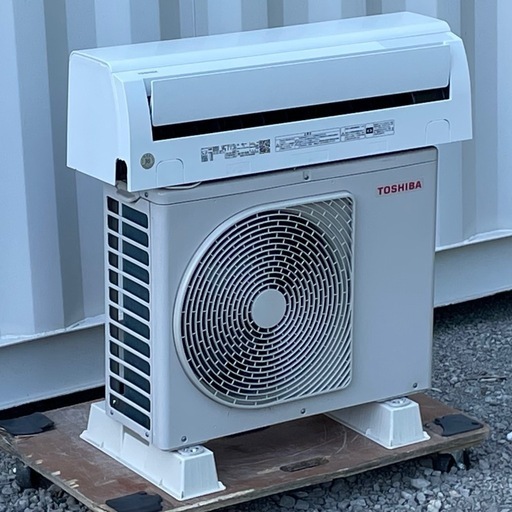 取付け可 ! ! ◇東芝 エアコン 6畳用 2022年製 単相100V 内部