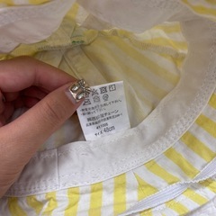 ベビー帽子、ベビー服（50〜60、80）まとめ売りの画像