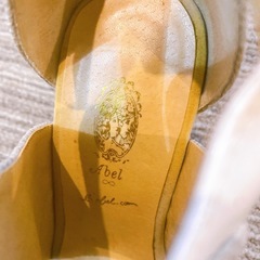 定価 約2万円 abel コンビ サンダル ヒール10cmの画像