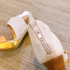 定価 約2万円 abel コンビ サンダル ヒール10cmの画像