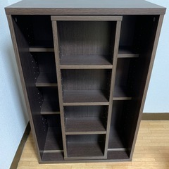本棚 可動式 カラーボックスサイズの画像