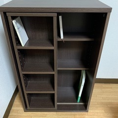 本棚 可動式 カラーボックスサイズの画像