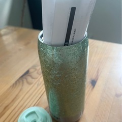 Starbucks カンシェイプステンレスボトルクラックミントグリーン355mlの画像
