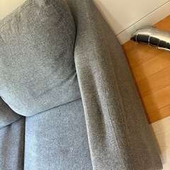 オットマン付き3人がけソファの画像