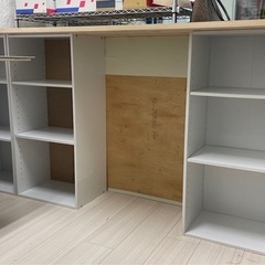 カウンター　手作り　三段ボックス×3個タイプ　カラーボックス　ひのきの画像