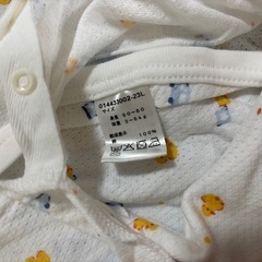 新品未使用　ベビー肌着　帽子の画像
