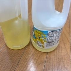 キャノーラ油(2種類)※屋台にて使用済みの画像