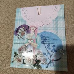 ♦ハンドメイド♦コラージュ横長封筒＆コラージュ平袋＆おまけ付きの画像