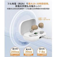 【新品】集音器 高齢者 4段階音量調整 音声拡聴器 音声拡張器 ノイズ低減 充電式の画像