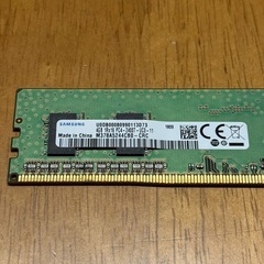 Samsung 4GB 1Rx16 PC4-2400T-UCO-11 メモリの画像