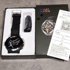 【新品】スマートウォッチ DIY文字盤 iPhone/アンドロイド対応 1.46インチの画像