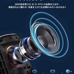 【新品】Bluetoothスピーカー ワイヤレス スピーカー 防水 Type-C充電の画像