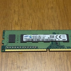 Samsung M378B5173DB0-CK0 PC3-12800U メモリの画像