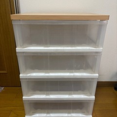 【取引中】4段収納ケースの画像