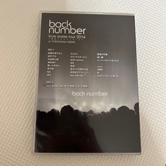 back number CD DVDの画像