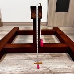 🌟一枚板テーブル　足　２つの画像