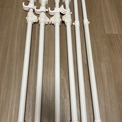 山善 YAMAZEN 押入れ突っ張りハンガーラック WJ0-715  2個の画像