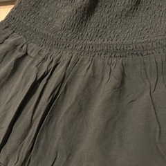 H&M ブラックキャミソールワンピース ブラック の画像