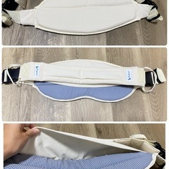 ベビーカー（ＡＢ型）とスリング（ヒップシート）の画像