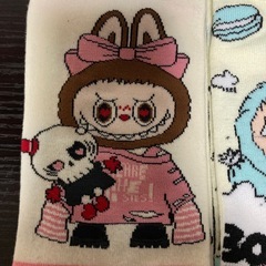 87🐰LABUBUラブブ。くつ下1足¥330の画像
