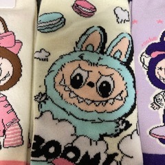 87🐰LABUBUラブブ。くつ下1足¥330の画像