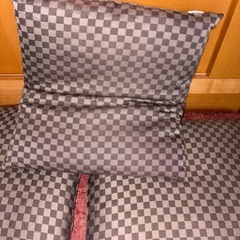 GY0821 座布団　7枚セット　和風　市松模様柄 の画像